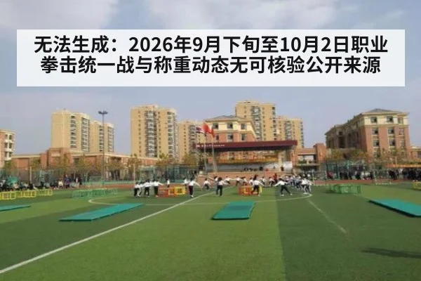 无法生成:2026年9月下旬至10月2日职业拳击统一战与称重动态无可核验公开来源